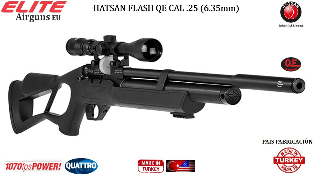 RIFLE PCP HATSAN FLASH QE Cal.25