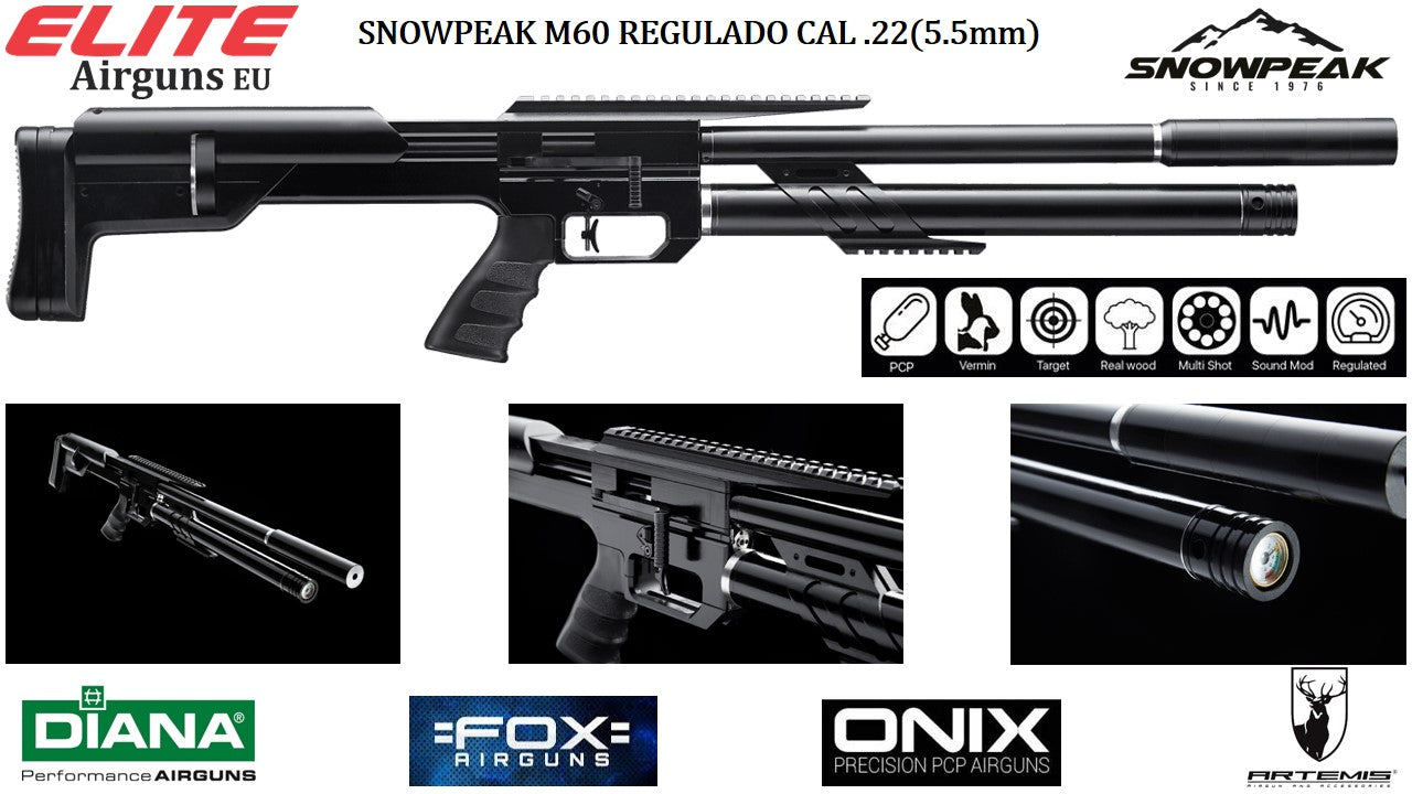RIFLE PCP SNOWPEAK M60 Táctico Cal.35
