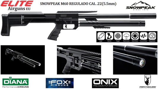 RIFLE PCP SNOWPEAK M60 Táctico Cal.35